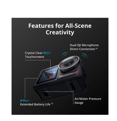 dji Osmo Action 5 Pro Standard Combo - Elevate Action Camera Image Quality-3
