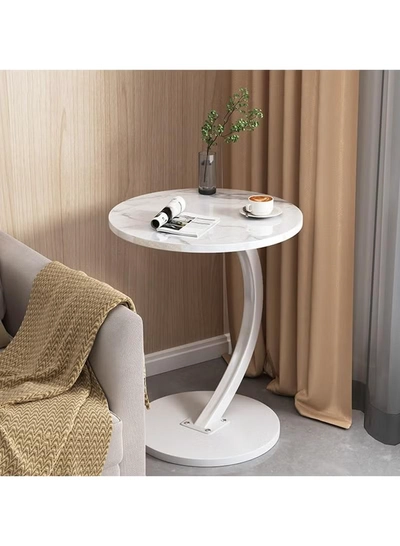 DubaiGallery Light luxury movable mini small table round coffee table for small apartments-1