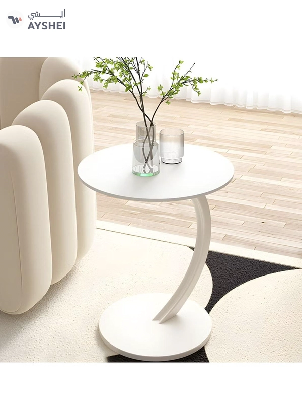 DubaiGallery Light luxury movable mini small table round coffee table for small apartments