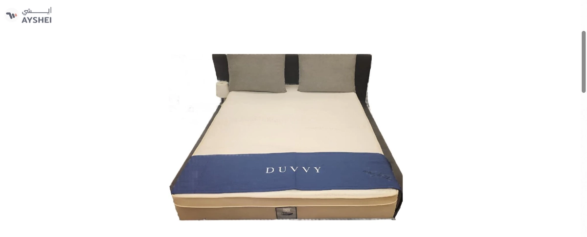 Duvvy Pocketed Spring + Latex Top Mattress, Soft-1-1