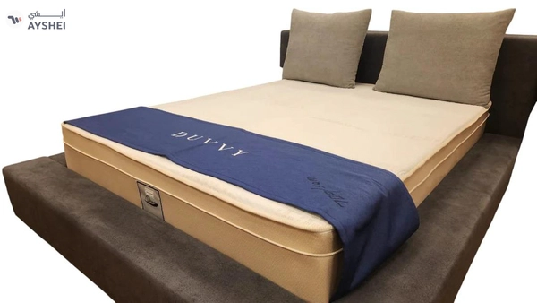 Duvvy Pocketed Spring + Latex Top Mattress, Soft