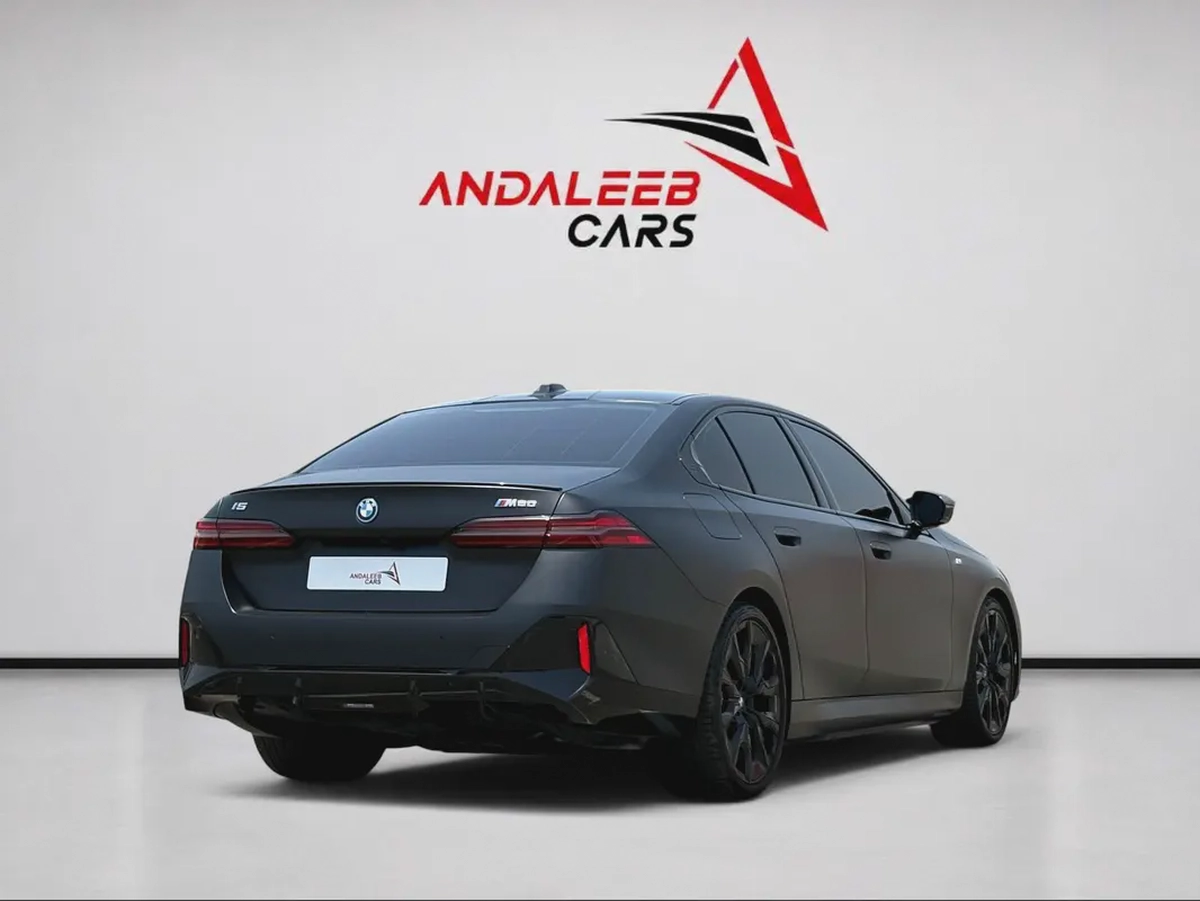 AED 4,640 P.M | 0% DOWN PAYMENT | BMW i5 M60 xDRIVE | DUAL MOTOR ELECTRIC AWD – 601 HP | FULL AGENCY