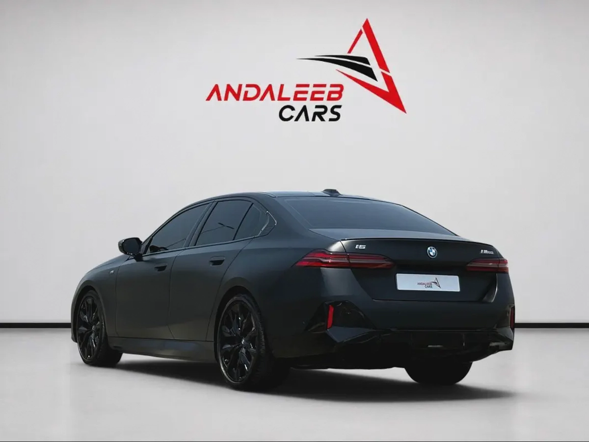 AED 4,640 P.M | 0% DOWN PAYMENT | BMW i5 M60 xDRIVE | DUAL MOTOR ELECTRIC AWD – 601 HP | FULL AGENCY