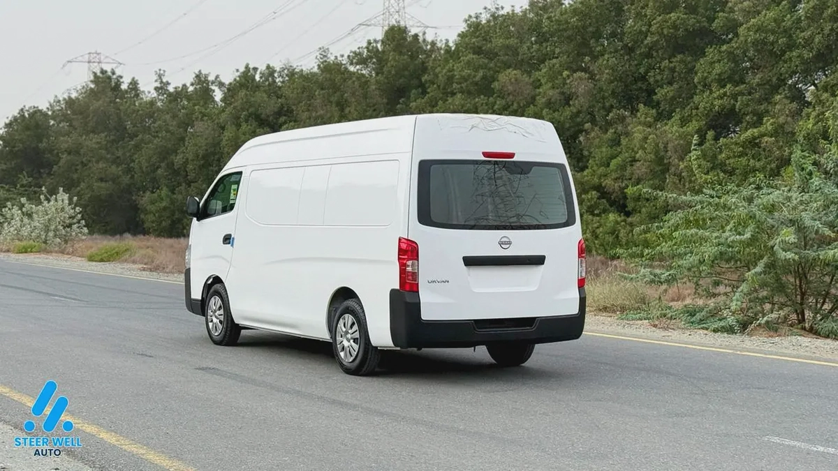 2025 Nissan Urvan NV350 Highroof Delivery Van GCC White Automatic-8-8
