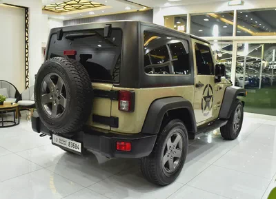 EXCELLENT DEAL for our Jeep Wrangler Sport ( 2017 Model ) in Beige Color GCC Specs-5