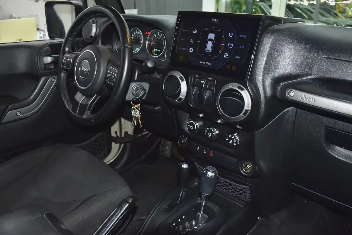 EXCELLENT DEAL for our Jeep Wrangler Sport ( 2017 Model ) in Beige Color GCC Specs-13-13