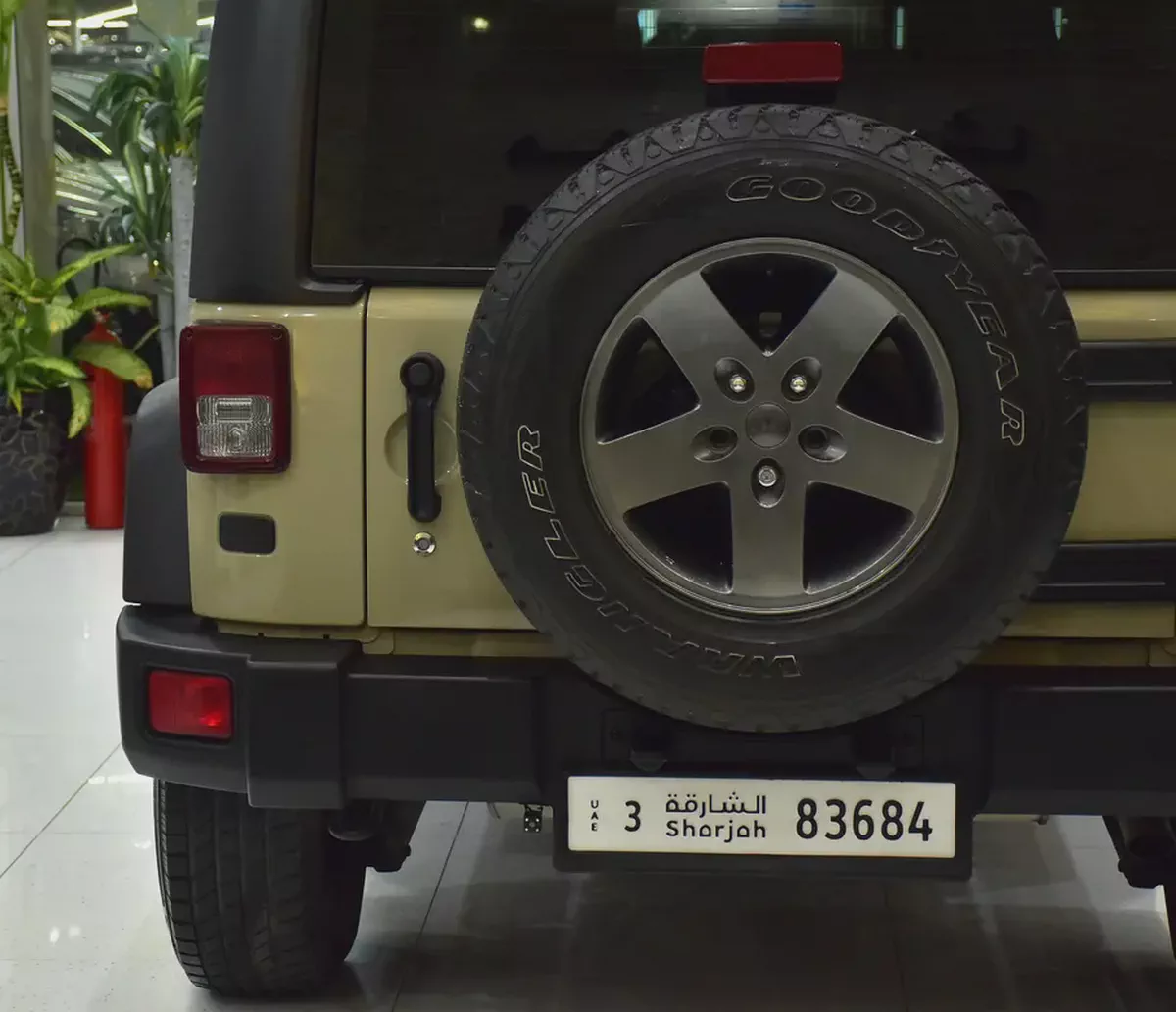 EXCELLENT DEAL for our Jeep Wrangler Sport ( 2017 Model ) in Beige Color GCC Specs-7-7