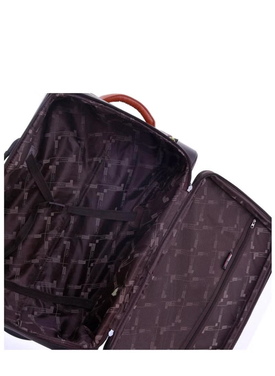 PARAJOHN PU Leather Material Extra Durable Rugged Built 3-Piece Hardsided Luggage Set | 4-Wheel Spinner Trolley | Small (10kg), Medium (20kg), Large (30kg) - Dark Brown-4