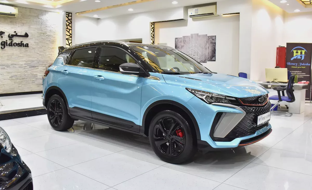 AED 1,031 EMi for 5Yrs | Geely Coolray ( 2025 Model ) in Blue Color GCC Specs-2-2