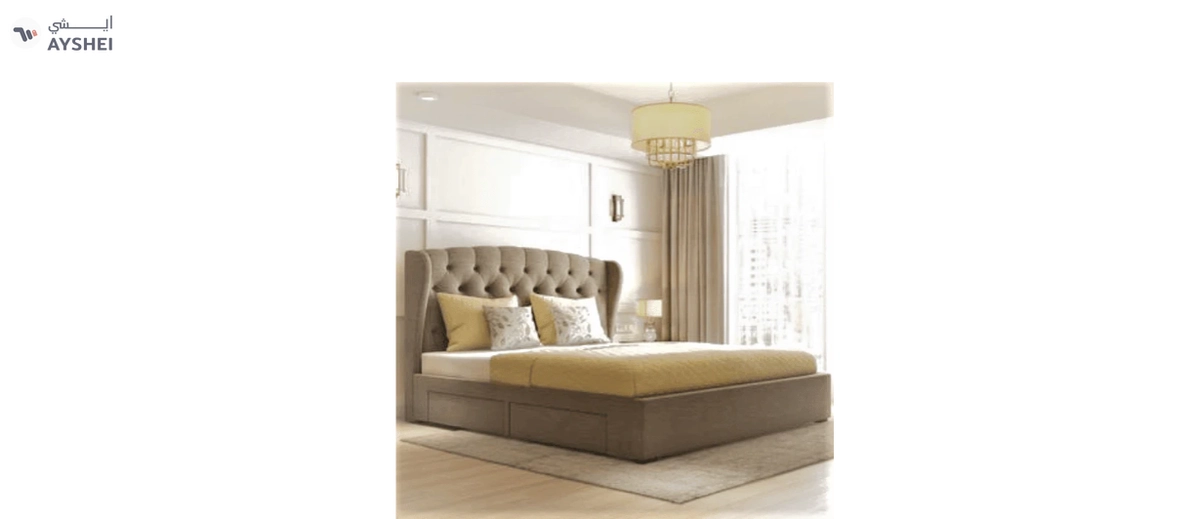 Upholstered Bed with optional storage, Brooke-3-3