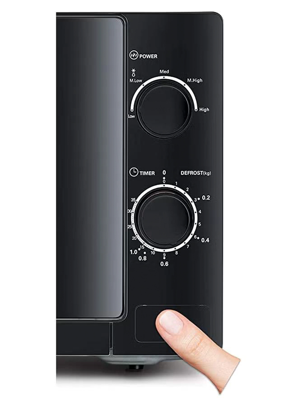 BLACK+DECKER Microwave Oven MZ2020P-B5 20 L 700 W MZ2020P Black-3-3