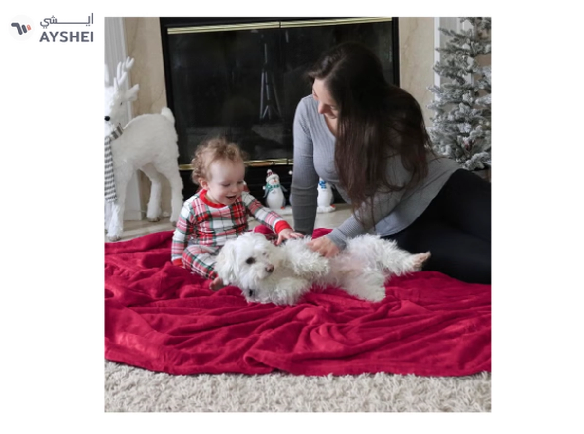 BSB HOME® 300 GSM Premium Plush Double Blanket for Bed, Sofa, Couch-1-1
