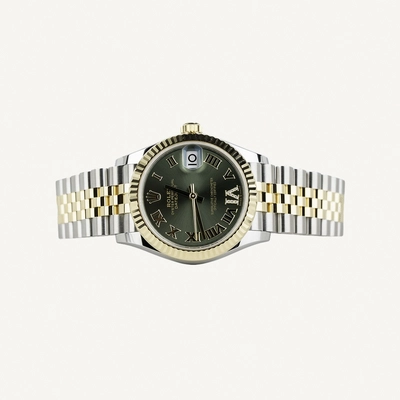 Rolex Datejust 31 | Green Roman VI Diamond Dial 31mm | Condition: New | Year of production 2025 | Original box | Original papers-4