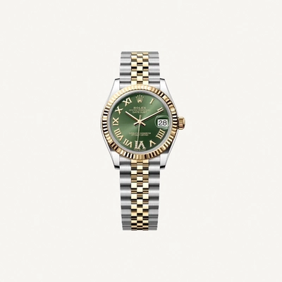 Rolex Datejust 31 | Green Roman VI Diamond Dial 31mm | Condition: New | Year of production 2025 | Original box | Original papers-0
