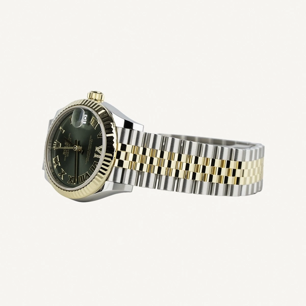 Rolex Datejust 31 | Green Roman VI Diamond Dial 31mm | Condition: New | Year of production 2025 | Original box | Original papers