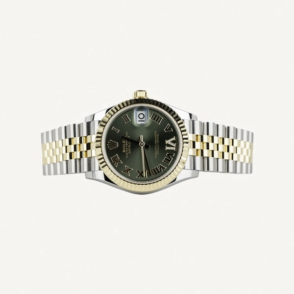 Rolex Datejust 31 | Green Roman VI Diamond Dial 31mm | Condition: New | Year of production 2025 | Original box | Original papers