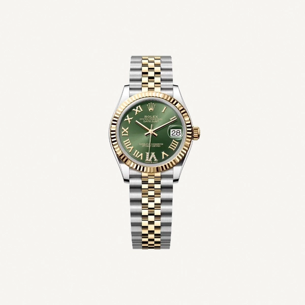 Rolex Datejust 31 | Green Roman VI Diamond Dial 31mm | Condition: New | Year of production 2025 | Original box | Original papers