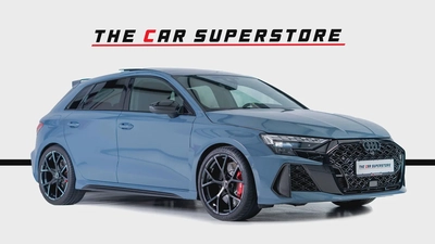 Audi RS3 Sportback-Al Nabooda warranty  Service Contract-Carbon RS Bucket Seats-Special Color-1