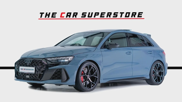 Audi RS3 Sportback-Al Nabooda warranty Service Contract-Carbon RS Bucket Seats-Special Color