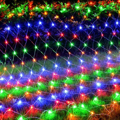 600LED 6MX3M DECORATIVE LED NET LIGHT-MULTICOLOR-0