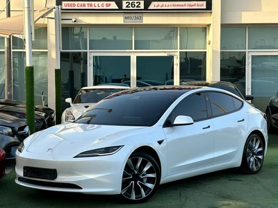 TESLA MODEL 3 LANG RANGE 2024 GCC FULL OPTION ORIGINAL PAINT UNDER WARRANTY-0
