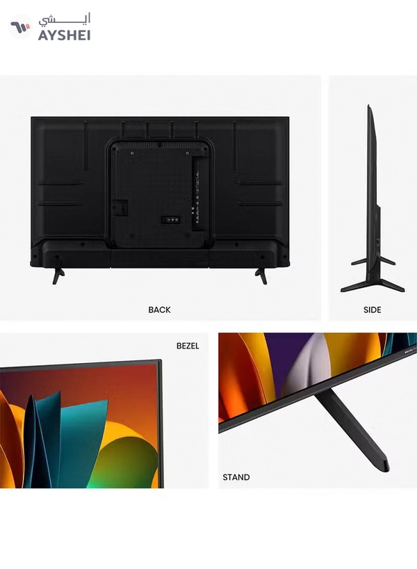 Hisense 43 Inch 4K Full Smart TV 43A61N Black