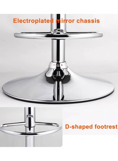DubaiGallery Kitchen Counter Bar Stool Velvet Counter Height Stools Upholstery Barstools for Kitchen Island, Bar Chairs Dining Chairs with Back-2