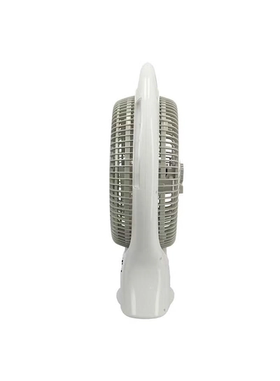 Olsenmark Rechargeable Desktop Fan With LED OMF1579 White/Grey-3