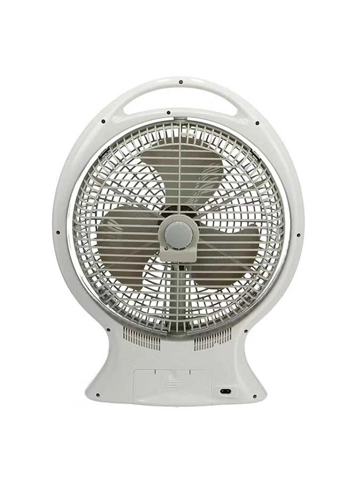 Olsenmark Rechargeable Desktop Fan With LED OMF1579 White/Grey-2-2
