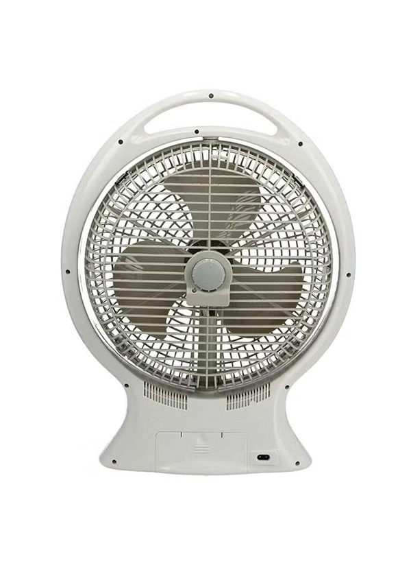 Olsenmark Rechargeable Desktop Fan With LED OMF1579 White/Grey