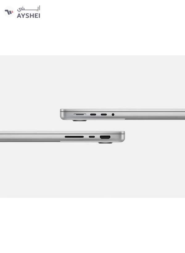 Apple MacBook Pro MX2E3 Liquid XDR Retina 14-Inch Display, M4 Pro Chip 12-Core CPU 16-Core GPU Processor/24GB RAM/512GB SSD/macOS English/Arabic Silver