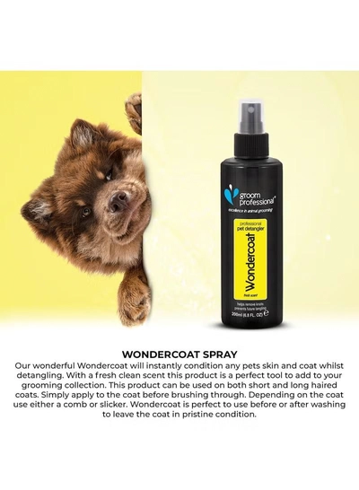 Groom Professional Wondercoat Pet Detangler [Volume - 200 ml, Flavor - Fresh scent]-3