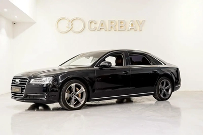 AED 1391 PM | AUDI A8L 50TFSI 2015 | HIGH OPTIONS | WELL MAINTAINED | 1 YEAR WARRANTY | GCC-0