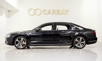 AED 1391 PM | AUDI A8L 50TFSI 2015 | HIGH OPTIONS | WELL MAINTAINED | 1 YEAR WARRANTY | GCC-8