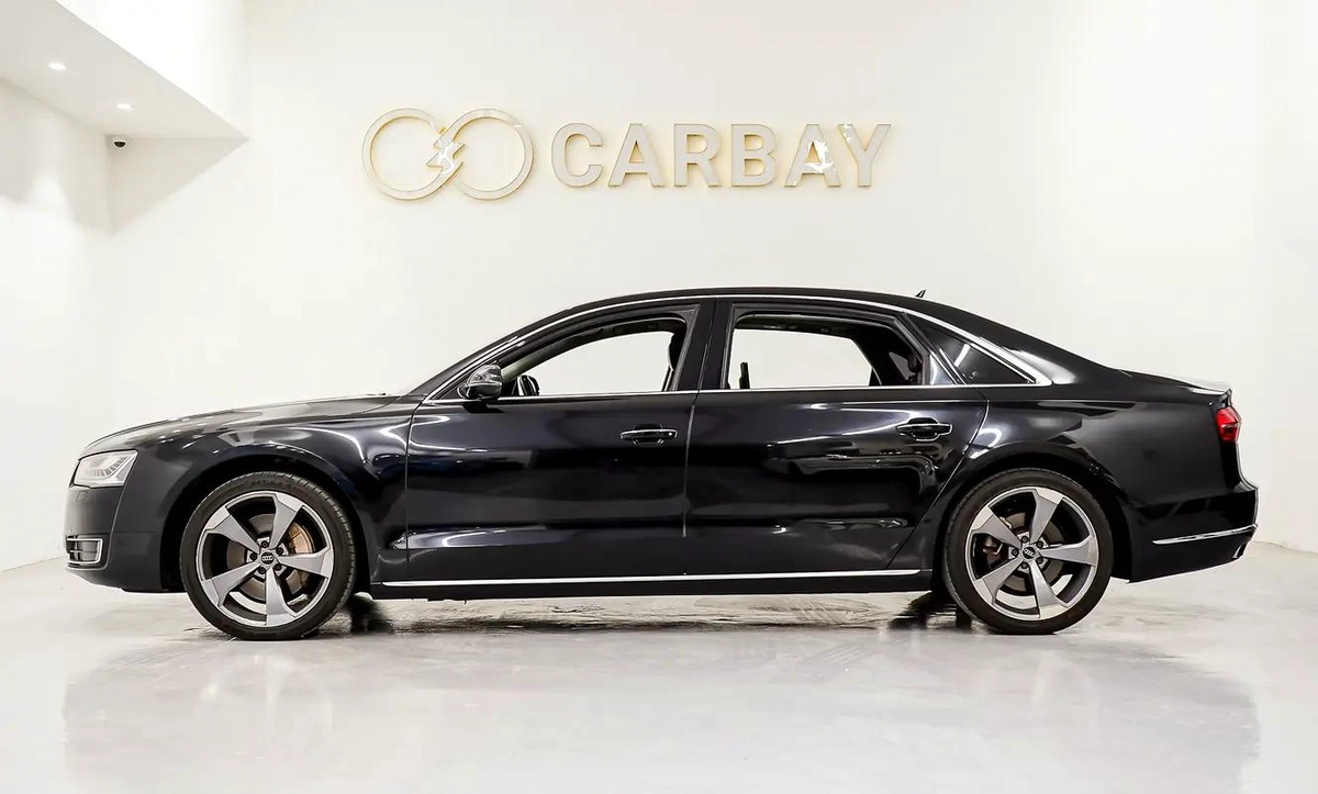 AED 1391 PM | AUDI A8L 50TFSI 2015 | HIGH OPTIONS | WELL MAINTAINED | 1 YEAR WARRANTY | GCC-8-8