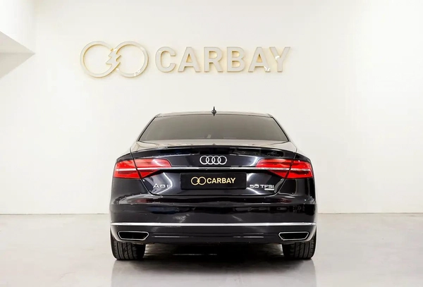 AED 1391 PM | AUDI A8L 50TFSI 2015 | HIGH OPTIONS | WELL MAINTAINED | 1 YEAR WARRANTY | GCC