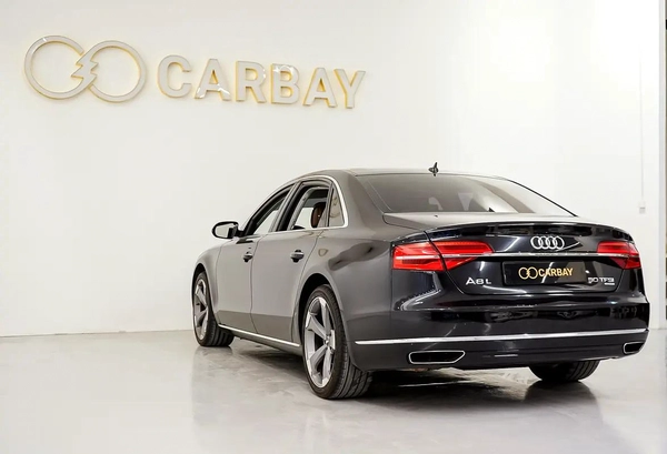 AED 1391 PM | AUDI A8L 50TFSI 2015 | HIGH OPTIONS | WELL MAINTAINED | 1 YEAR WARRANTY | GCC