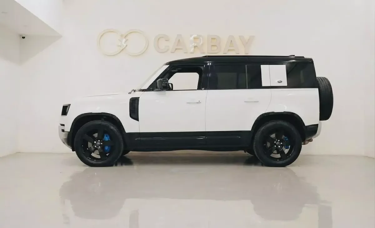 AED 2741 PM | DEFENDER 110 HSE P400 V6 2020 | WELL MAINTAINED | 1 YEAR WARRANTY-3-3