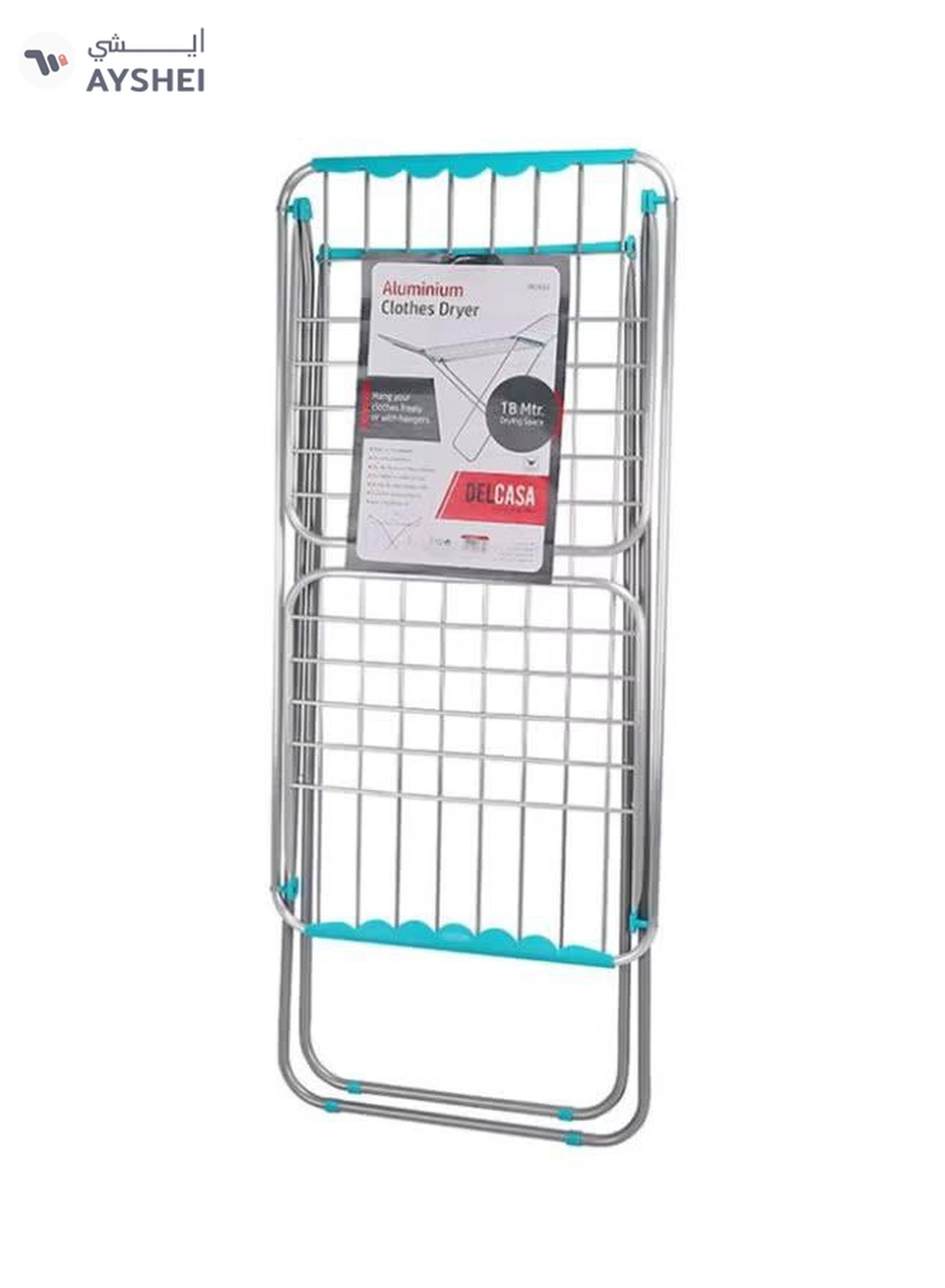 Delcasa Large Folding Clothes Dryer Drying Space Laundry Washing Durable Metal-3-3