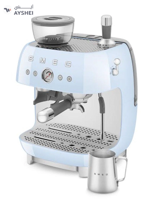 smeg ‘50’s Style’ Coffee Machine with Built in Grinder 0.01 L 1600 W EGF03PBAU Pastel Blue