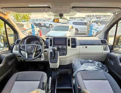 Toyota Hiace GL HIGHROOF / 13 SEATER / REAR CAMERA / 3.5L PETROL A/T / BLACK BUMPER / CODE# HPHRAB-9