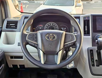 Toyota Hiace GL HIGHROOF / 13 SEATER / REAR CAMERA / 3.5L PETROL A/T / BLACK BUMPER / CODE# HPHRAB-10
