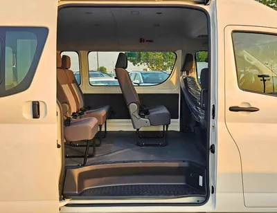 Toyota Hiace GL HIGHROOF / 13 SEATER / REAR CAMERA / 3.5L PETROL A/T / BLACK BUMPER / CODE# HPHRAB-11