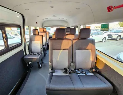 Toyota Hiace GL HIGHROOF / 13 SEATER / REAR CAMERA / 3.5L PETROL A/T / BLACK BUMPER / CODE# HPHRAB-13