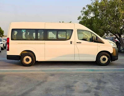 Toyota Hiace GL HIGHROOF / 13 SEATER / REAR CAMERA / 3.5L PETROL A/T / BLACK BUMPER / CODE# HPHRAB-1