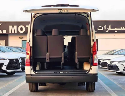 Toyota Hiace GL HIGHROOF / 13 SEATER / REAR CAMERA / 3.5L PETROL A/T / BLACK BUMPER / CODE# HPHRAB-4