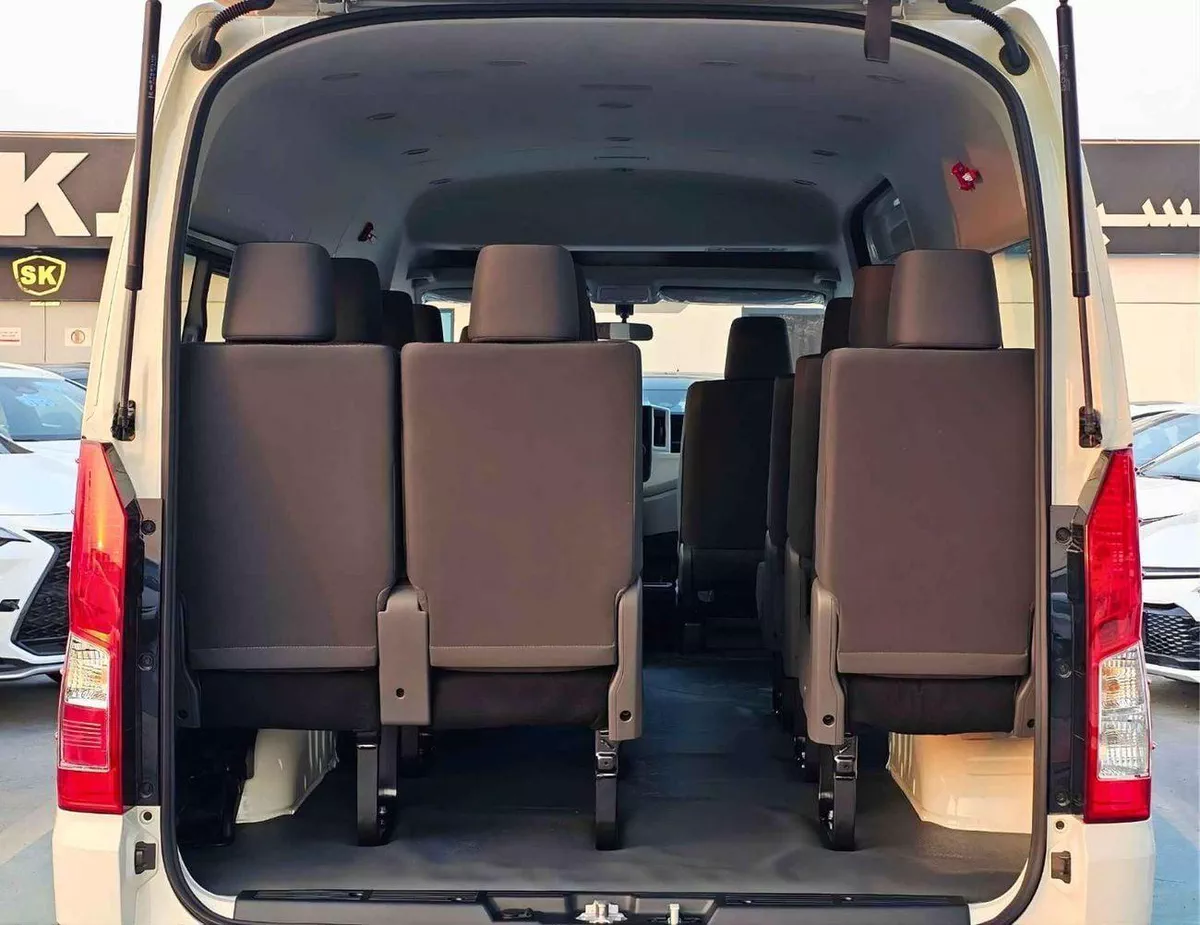 Toyota Hiace GL HIGHROOF / 13 SEATER / REAR CAMERA / 3.5L PETROL A/T / BLACK BUMPER / CODE# HPHRAB-5-0