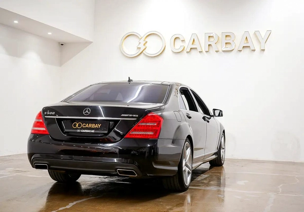 AED 1136 | MERCEDES S500 AMG 2012 | PRISTINE CONDITION | LOW KMS | HI SPECS | 1 YEAR WARRANTY