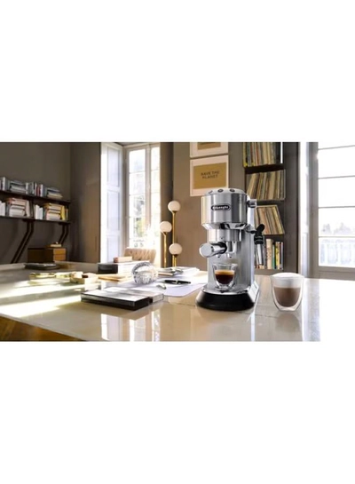 De'Longhi Dedica Pump Espresso 1300 W 1.1 L 1300.0 W 685.M Silver/Black-5