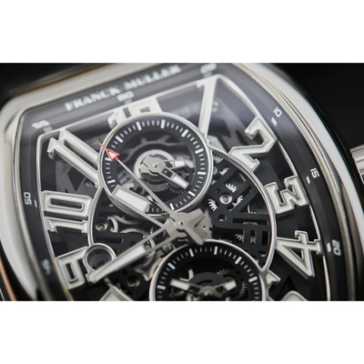 Franck Muller Master Banker Skelton 45mm Steel Case with Leather | Condition: New | Year of production 2026 | Original box | Original papers-3